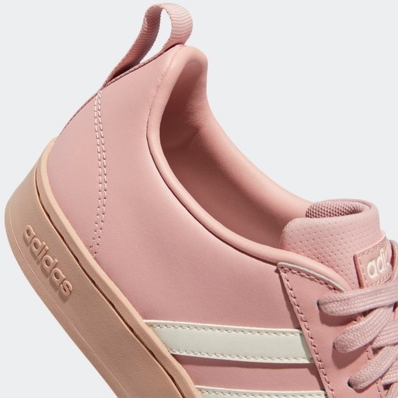 adidas Women's Sneakers in Pink and Cream - Picture 10 of 14
